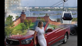 Прогулка по Нижнему Новгороду: фан-зона чемпионата мира,  кремль, канатная дорога.