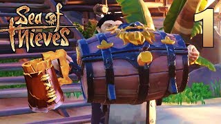[1] PIRATE'S BOOTY! Chest Of A Thousand Grogs!!! (Sea Of Thieves Gameplay PC)