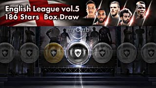 PES 2018 MOBILE English League vol.5 186 Stars Box Draw Opening | PES MOBILE KHMER