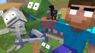 Monster School : GIANT CHALLENGE - Minecraft Animation