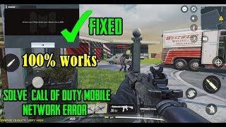 How to FIX Call of Duty MOBILE Network Error | 100% Works | With Gameplay
