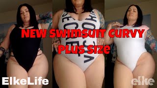 Review: NEW One-Piece sexy curvy plus size Swimsuit Summer| Elke Life