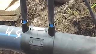 Сварка полиэтиленовой трубы d 63