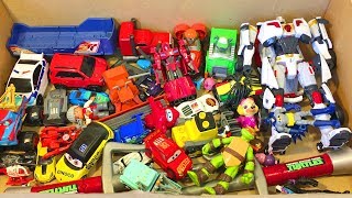 Игрушки Огромная Коробка Тоботы Трансформеры Тачки Молния Маквин Щенячий Патруль Хот Вилс