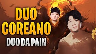 OS DOIS COREANOS DA PAIN, JUNGLER E SUPORTE JOGANDO DUO O KEY ROUBOU A CENA!!!!