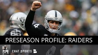 NFL Preseason Profile: Oakland Raiders - Training Camp, Schedule, & Rumors