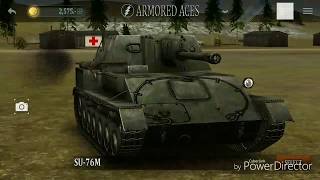 Обзор на САУ СУ-76М в игре Armored Aces 3D