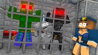 Monster School : PRISON ESCAPE CHALLENGE - Minecraft Animation