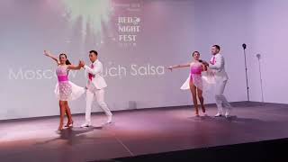Salsa Touch Moscow. Show "No Me Ames". Choreo by Ataca & Alemana.