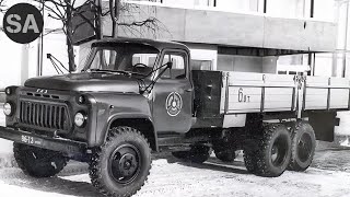 Неизвестный ГАЗ-53А-НИИАТ. 3 оси и 6 тонн.