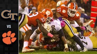 Georgia Tech vs. Clemson Football Highlights (2017)