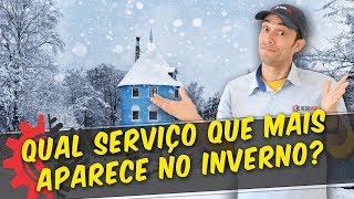 Serviço que mais aparece no inverno em lava e seca