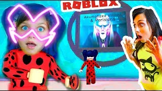 ЛЕДИ БАГ в НОВОЙ ШКОЛЕ roblox Спасает ПАРИЖ побег Роблокс видео для детей ЧЕЛЛЕНДЖ Валеришка