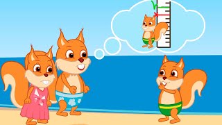 Famille d'Écureuil - Il Est Interdit De Nager Vidéos Animé 2021 en Français 13+