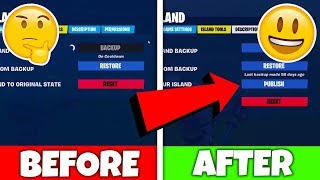 HOW TO PUBLISH FORTNITE CREATIVE MAPS!