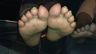 20 toes 2 pairs of beautiful ebony soles