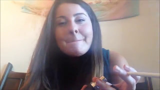 Smoking Misty 120s Lip gloss and Lipstick Application ASMR