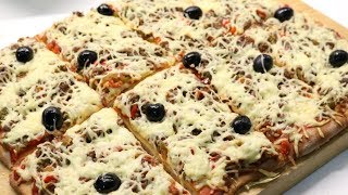 PIZZA FAMILIALE FACILE (CUISINERAPIDE)