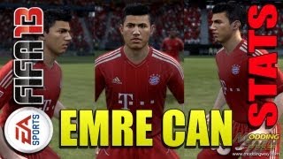 FIFA 13: Emre Can Stats / Habilidades en Bayern Munchen