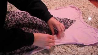 Lace Bow Back DIY T-SHirt