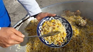 Плов с дымком на "свинцовом" кольце / Рецепт плова на 8 кг риса