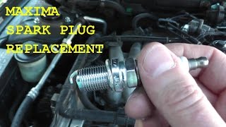 Nissan Maxima / Infiniti Spark Plug Replacement with Basic Hand Tools HD