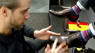 Just look at those Magnanni Shoes Shine! New Magnanni shoes and polish, ASMR