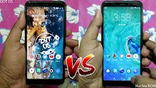 DOT OS vs Nuclea ROM (Oreo 8.1) Speedtest Comparison on Redmi 5 Plus / Note 5