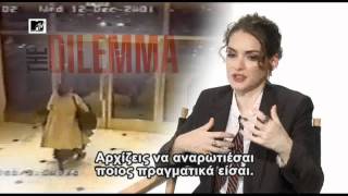 George Satsidis interview with Winona Ryder of DILEMMA