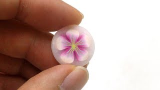 [polymer clay tutorial] How to make cherry blossoms/ 벚꽃 만들기 폴리머클레이 케인
