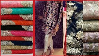 Beautiful fancy net design collection/ stylish net dress designs