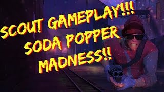 TF2 Scout Gameplay | Soda Popper Madness