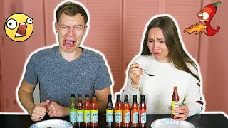 HOT SAUCE CHALLENGE! САМЫЙ ОСТРЫЙ СОУС - ПЕРЕЦ ПРИЗРАК!