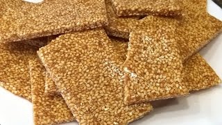 Козинаки из кунжута! Козинаки в домашних условиях. Пошаговый рецепт.