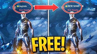 How to CHANGE your Fortnite Name on Console for FREE! PS4/XBOX! (Fortnite Name Change)