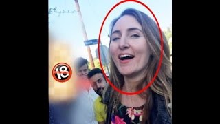 فضيحة ! سعودي يلحس امريكية في الشارع ... +18