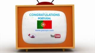Pocoyo football: EURO 2016 - Félicitations, PORTUGAL!