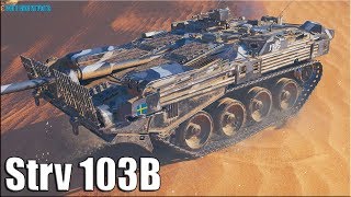 11к урона на шведской пт-сау Strv 103B World of Tanks лучший бой