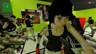 Counter Strike Source Zombie Escape mod online gameplay on Mirror's Edge Reborn map