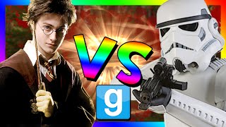 WIZARDS VS STORMTROOPERS?!?! | Finding the Golden Wand (Gmod Sandbox Fun)