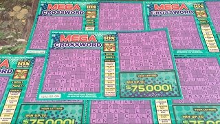 THE MOST MEGA OF CROSSWORDS!! Mega Crossword $5 California Lotto Scratchers