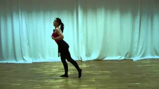 Dance brazilian zouk. Beginners. 07.07.15. Left turn, elastic going backwards and cambré