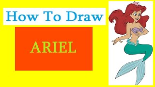 How to Draw an Ariel / Как нарисовать русалочку Ариэль