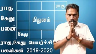 ராகு,கேது பெயர்ச்சி மிதுனம் ராசி & லக்கினம் 2019-2020 பலன்கள் | RK Astrologer