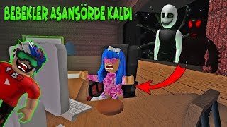 BEBEKLER ASANSÖRDE KALDI ! | ROBLOX KORKU ASANSÖRÜ