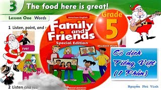 Trọn bộ Family and Friends 5 ❤? Unit 3 - The food here is great! | Tiếng anh lớp 5