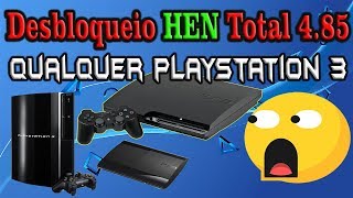 Desbloqueio PS3 HEN 4.85 Completo novo video na descrição