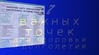 Семь важных точек для здоровья и долголетия