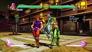 Jojo's Bizarre Adventure All Star Battle - Diavolo combos by Ennohex