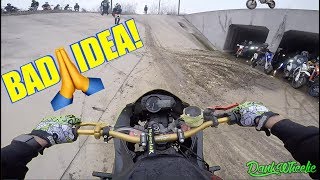 Supermoto Sunday On A Street Bike!